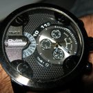 Men Women Bracelet Leather Wrap Wrist Cuff Watch Skeleton Mechanical Army watch