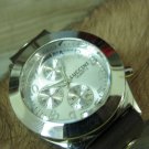 Men Women Bracelet Leather Wrap Wrist Cuff Watch Skeleton Mechanical Army watch