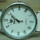 Men Women Bracelet Leather Wrap Wrist Cuff Watch Skeleton Mechanical Army watch