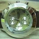 Men Women Bracelet Leather Wrap Wrist Cuff Watch Skeleton Mechanical Army watch