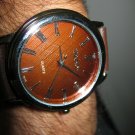 Men Women Bracelet Leather Wrap Wrist Cuff Watch Skeleton Mechanical Army watch