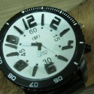 Men Women Bracelet Leather Wrap Wrist Cuff Watch Skeleton Mechanical Army watch