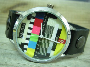 Men Women Bracelet Leather Wrap Wrist Cuff Watch Skeleton Mechanical Army watch