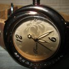 Men Women Bracelet Leather Wrap Wrist Cuff Watch Skeleton Mechanical Army watch