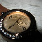 Men Women Bracelet Leather Wrap Wrist Cuff Watch Skeleton Mechanical Army watch