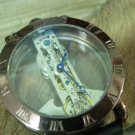 Men Women Bracelet Leather Wrap Wrist Cuff Watch Skeleton Mechanical Army watch