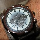 Men Women Bracelet Leather Wrap Wrist Cuff Watch Skeleton Mechanical Army watch