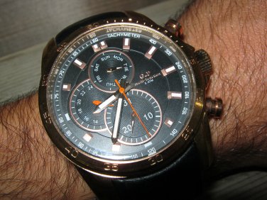 Men Women Bracelet Leather Wrap Wrist Cuff Watch Skeleton Mechanical Army watch