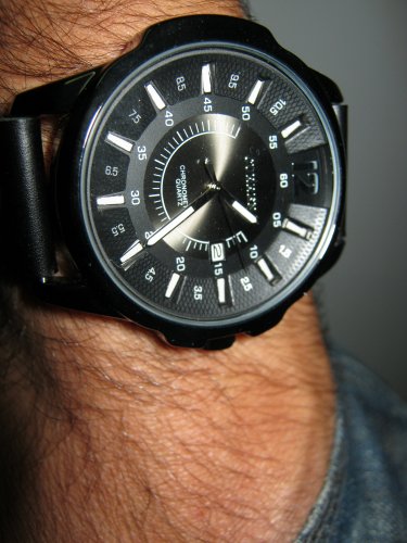 Men Women Bracelet Leather Wrap Wrist Cuff Watch Skeleton Mechanical Army watch