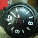 Men Women Bracelet Leather Wrap Wrist Cuff Watch Skeleton Mechanical Army watch