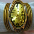 Leather Watch-Women wrist watch-Bracelet wrap Watch Wrap Dali Fluid Watch