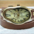 Women wrist watch,Bracelet wrap Watch Elegant Wave Wavy Time Warp Wrap Dali Fluid Watch