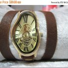 Womens watch, Wrap strap watch, Stylish stainless steel watch, Ladies watch, Gift for her