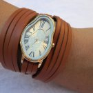 Melting Softwatch,Melting Clock,warped wrist watch, liquid watch,bracelet,Dali watch,waves watch