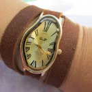Warped Watch,Women wrist watch,SoftWatch,Soft Watch,Wave Wavy,Time Warp,Silver Wrap,Dali Fluid