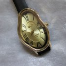 Women wrist watch,SoftWatch,Soft Watch,Wave Wavy,Time Warp,Silver Wrap,Salvador Dali Fluid