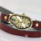 Salvador Dali Women wrist watch,SoftWatch,Soft Watch,Wave Wavy,Time Warp,Silver Wrap
