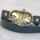 Salvador Dali Women wrist watch,SoftWatch,Soft Watch,Wave Wavy,Time Warp,Silver Wrap