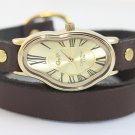Salvador Dali Women wrist watch,SoftWatch,Soft Watch,Wave Wavy,Time Warp,Silver Wrap