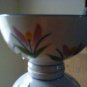 5 pc porcelain rice bowl colored flowers