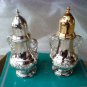 2 NEW VINTAGE TOWLE SLIVER Plated 4" SALT AND PEPPER SHAKERS