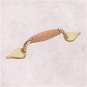 1 Belwith #P8141-OAK heart 3" CTC Lancaster Hand Polished & Oak Cabinet Pull