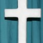 Large Cross Candle - White