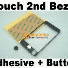 Plastic Bezle Frame Adhesive Glue Home Button key for iPod Touch 2nd Gen 8GB 16GB 32GB