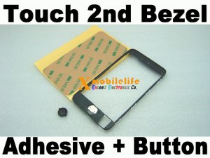 Plastic Bezle Frame Adhesive Glue Home Button key for iPod Touch 2nd Gen 8GB 16GB 32GB
