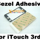 Plastic Middle Bezel Frame Housing + Adhesive Glue for iPod Touch 3rd Gen 32GB 64GB
