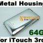 64GB Metal Back Case Housing Shell Cover for iPod Touch 3rd