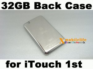 32GB Metal Back Housing Case Shell for iPod Touch 1st Gen