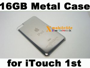 16GB Metal Back Housing Case Cover Shell for iPod Touch 1st Gen