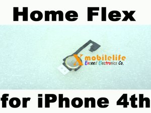 New OEM Home Button key Flex Ribbon Cable for iPhone 4th Gen 4G 16GB 32GB