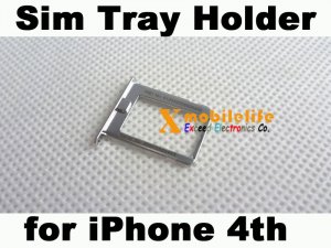 OEM Metal Sim Tray Sim Card Holder for iPhone 4th Gen 4G 16GB 32GB