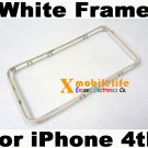 White Plastic Middle Touch Digitizer Screen Frame Bezel Adhesive for iPhone 4th Gen 16GB 32GB