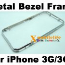 Metal Middle Bezel Chrome Frame Housing for iPhone 3rd Gen 3Gs 8GB 16GB 32GB