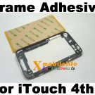 Middle Touch Digitizer Plastic Frame Bezel + Adhesive for iPod Touch 4th Gen 4G 8GB 32GB 64GB