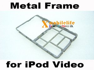 Metal Middle Bezel Chrome Frame Housing for iPod 5th Gen Video 30GB 60GB 80GB