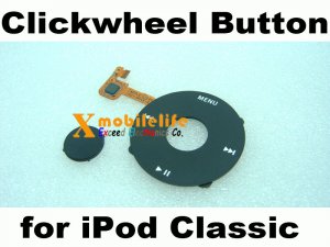 Clickwheel Click Wheel Flex Central Button Key for iPod 6th Gen Classic 80GB 120GB 160GB Black