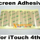 5/sets Touch Digitizer LCD Screen 3M Adhesive Glue Tape for iPod Touch 4th Gen 8GB 32GB 64GB