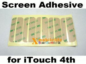 5/sets Touch Digitizer LCD Screen 3M Adhesive Glue Tape for iPod Touch 4th Gen 8GB 32GB 64GB
