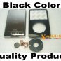 Black Front Faceplate Fascia Housing Back Case Clickwheel for iPod 5th Gen Video 30GB
