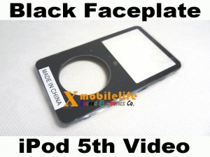 New Black Faceplate Fascia Housing Case for iPod 5th Gen Video 30GB 60GB 80GB