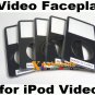 5pcs/lot Black Front Faceplate Fascia Housing Case Cover for iPod 5th Gen video 30GB 60GB 80GB