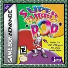 SUPER BUBBLE POP game for the GameBoy Advance GBA