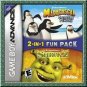 SHREK 2 / MADAGASCAR video game for the GameBoy Advance GBA