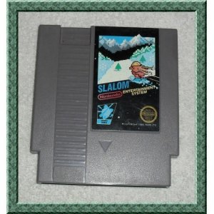 SLALOM Classic game for the Nintendo NES system