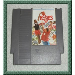 HOOPS video game for the Nintendo NES system