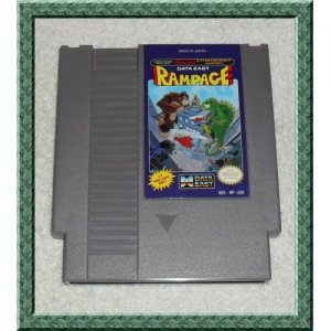 RAMPAGE video game for the Nintendo NES system